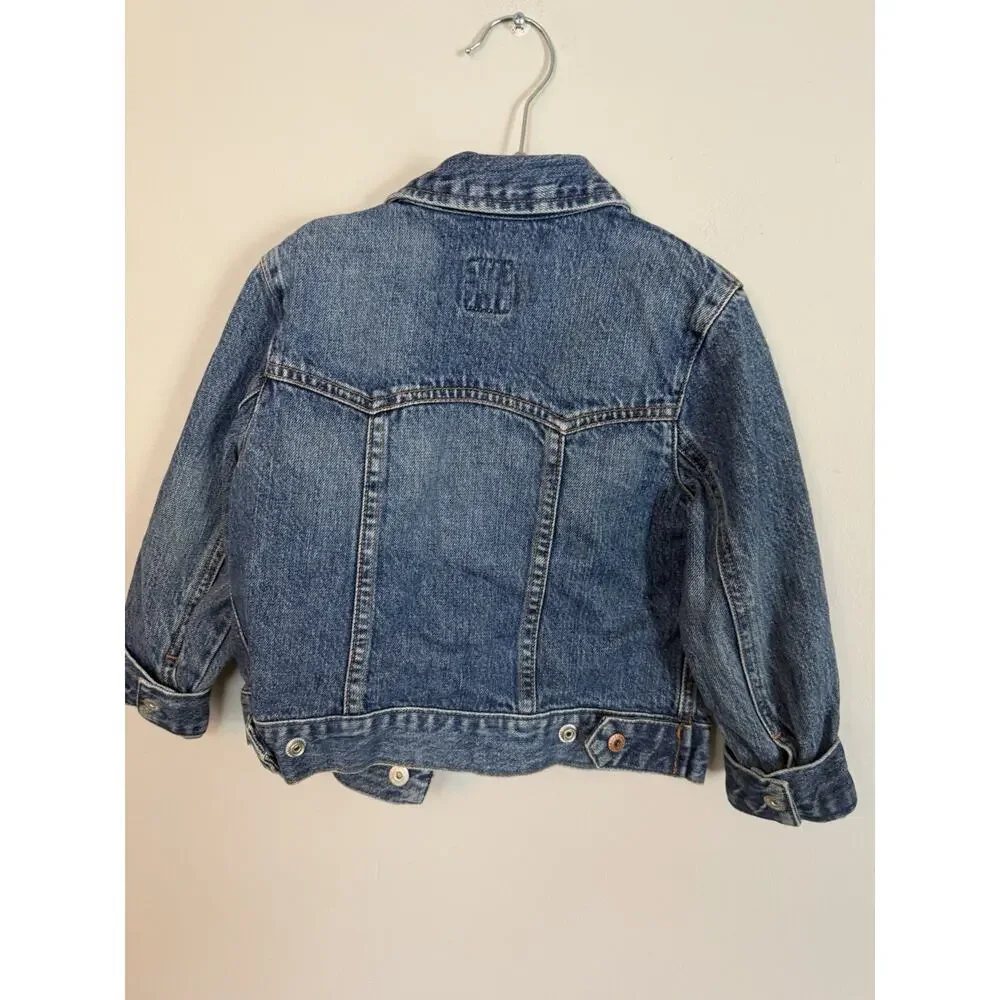 Gap Kids Y2K 2001 Denim Jacket Kids Sz XS (4) EUC